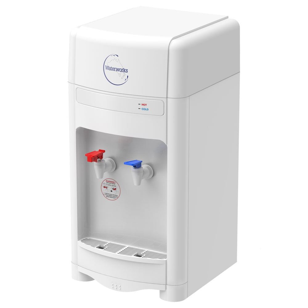 Waterworks "Classic" Max Bench Top Inline Water Cooler - Hot and Cold