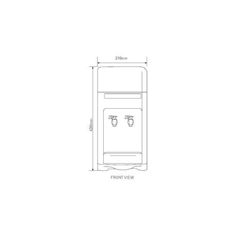 Waterworks Classic Bench Top Bottle Water Cooler - Rental