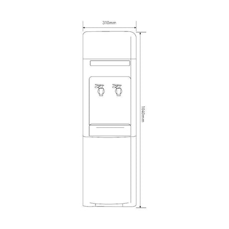 Waterworks “Classic” Freestanding Bottle Water Cooler.