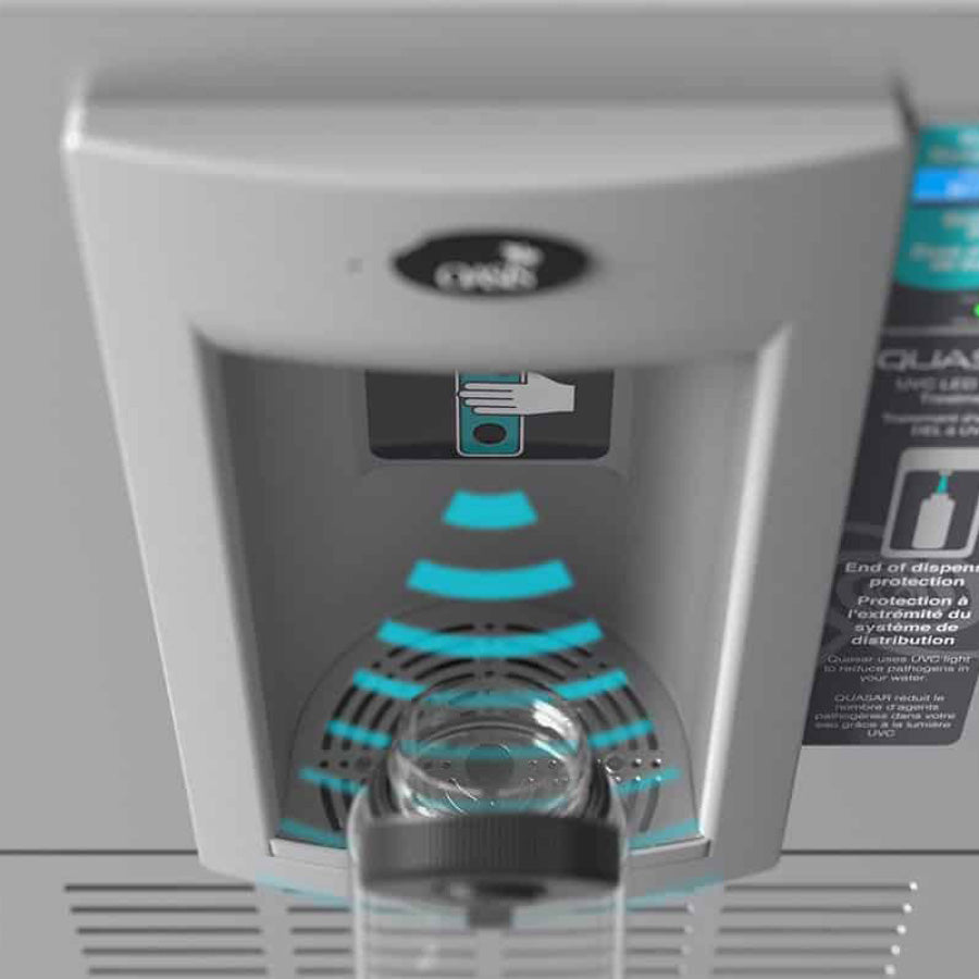 OASIS® Quasar Versafiller® With Versacooler® Electronic Contactless Hydration Station Combo
