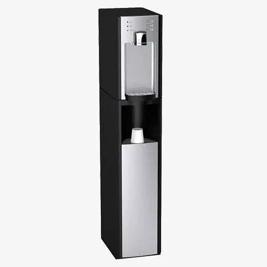 Signature Free Standing Inline Sparkling & Chilled - Black/Silver (Disposable 2.2 Litre CO2 Bottle Included)