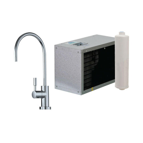 Waterworks Under Bench Inline Chiller System.